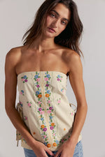 DOILY DAYS TUBE TOP-CREAM COMBO