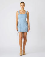 GIANKA DRESS - HAZEY BLUE