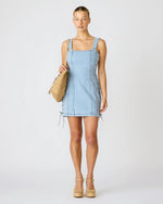 GIANKA DRESS - HAZEY BLUE