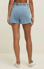 HUNTER KNIT DENIM SHORT - OCEAN AIR INDIGO