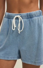 HUNTER KNIT DENIM SHORT - OCEAN AIR INDIGO