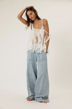 BREEZY DENIM PULL ON-DUSK