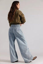 BREEZY DENIM PULL ON-DUSK
