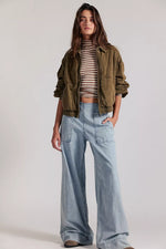 BREEZY DENIM PULL ON-DUSK