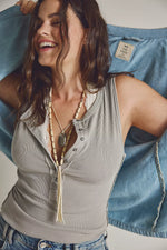 JAMIE HENLEY TANK - QUIET GREY