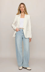 EVAN LINEN BLAZER-CLOUD