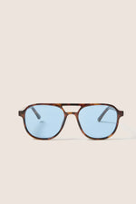 TOURIST POLARIZED SUNGLASSES-TORT BLUE POLARIZED