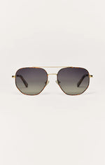HIGHWAY POLARIZED SUNGLASSES-TORT GOLD GRADIENT POLARIZED