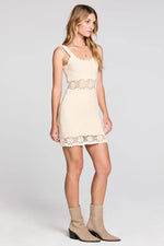 Knit Mini Dress - Natural