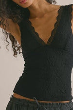Loved You First Lace - Black