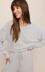 Classic Stripe LS Top - Eclipse