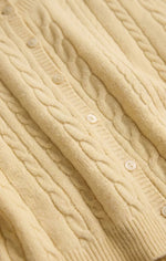 Cera Long Sleeve Cardigan - Lemon Chiffon
