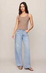 Rowe Scoop Tank - Heather Ash