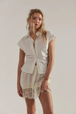 Meet In The Middle Half Slip Skirt- Tofu