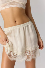 Meet In The Middle Half Slip Skirt- Tofu