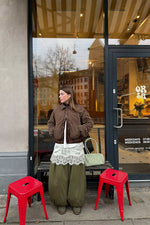 Meet In The Middle Half Slip Skirt- Tofu