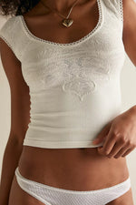 Pretty Please Crop - Clean Ivory