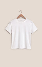 TOURIST KNIT JERSEY TEE-WHITE