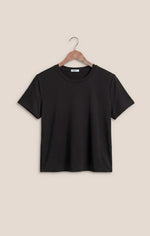 TOURIST KNIT JERSEY TEE-BLACK