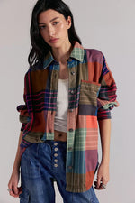 Ashley Plaid Shirt - Ginger Combo