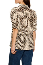 Eden Button Blouse - Inkblot