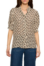 Eden Button Blouse - Inkblot