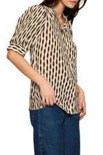 Eden Button Blouse - Inkblot