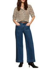 Eden Button Blouse - Inkblot