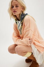 Carmen Knitted Triangle Bandana - Denim Jeans