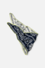 Carmen Knitted Triangle Bandana - Denim Jeans