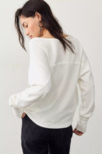 JESS LONG SLEEVE-CLEAN IVORY