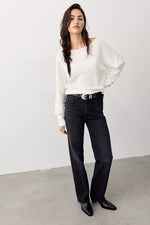 JESS LONG SLEEVE-CLEAN IVORY