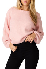 Carmen Sweater - Silver Pink