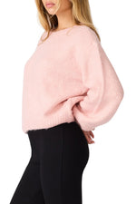 Carmen Sweater - Silver Pink