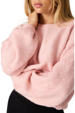 Carmen Sweater - Silver Pink