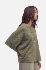 MARGOT SWEATER TEE-KALAMATA MELANGE