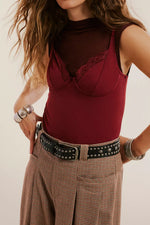 Sola Stud Belt-Black