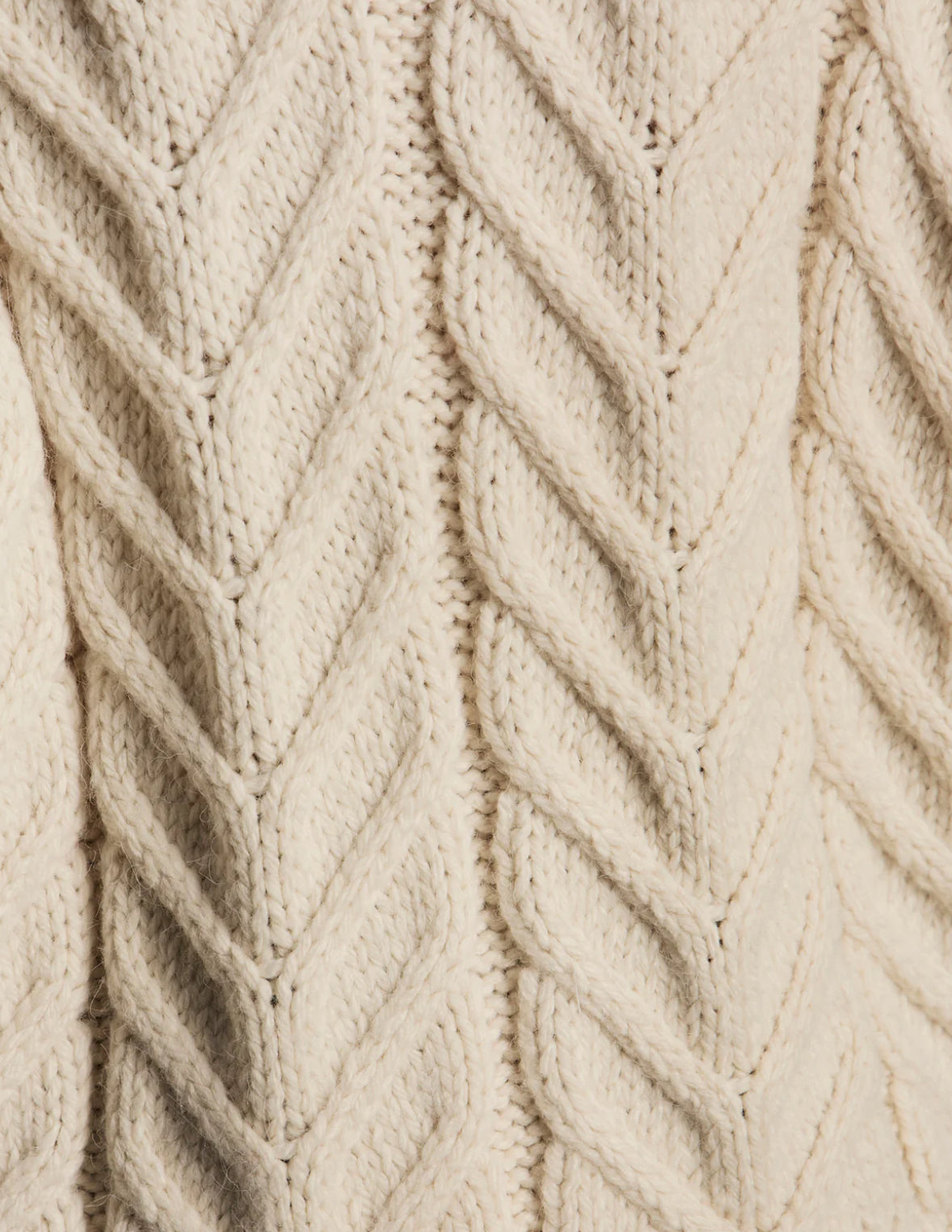 SNOW BUNNY STATEMENT SWEATER-CHALK