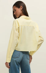 LISETTE POPLIN TOP-PINEAPPLE