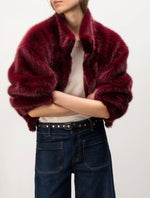Everest Fur Bomber - Bordeaux
