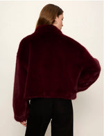 Everest Fur Bomber - Bordeaux