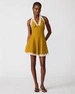 LIZA DRESS - THYME GREEN