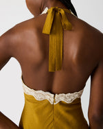 LIZA DRESS - THYME GREEN