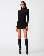 Vivienne Mini Dress - Black