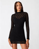 Vivienne Mini Dress - Black