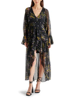 SOL DRESS-BLACK FLORAL