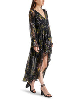 SOL DRESS-BLACK FLORAL