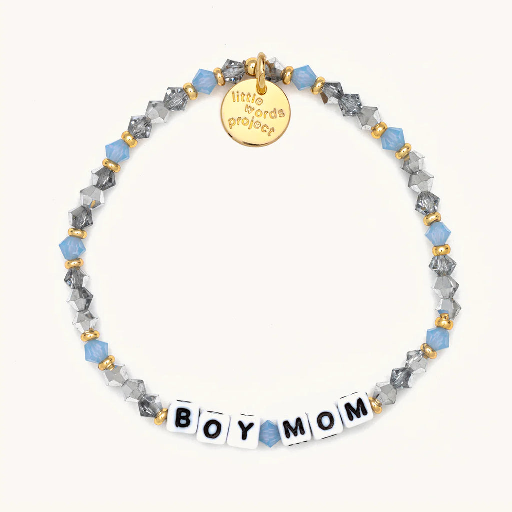 BOY MOM BEADED BRACELET