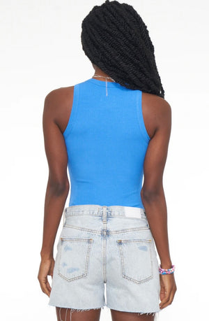 BLAKE CREWNECK BODYSUIT-BLUE