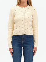 MUSE EMBELLISHED CARDIGAN - IVORY